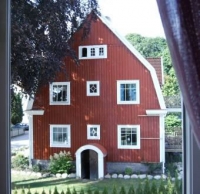 The Red Barn-House in Greigâ€™s vision