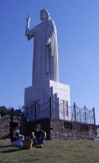 Statue of Jesus Christ overlooking the city of Tucuman