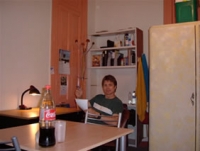 Greig at his old apartment in Barrancas