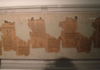 Egyptian exhibit of the Book Of The Dead
