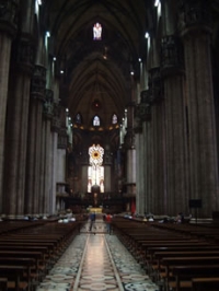 Inside Central Square cathedral