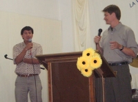 Aurora church - Gustavo, Pedro and Robert