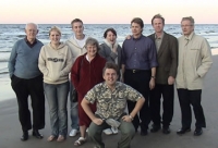 With our fellow ministers on the beach