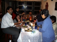 Partying with the faithful in Londres