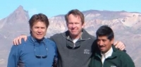 Greig and Robert with Pastor Carlos