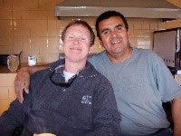 Robert with our most excellent guide, Jorge