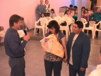 Moises and Carolina dedicate little Pablo