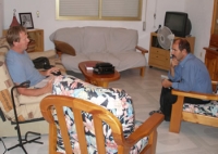 Vicker home with Robert and Pedro
